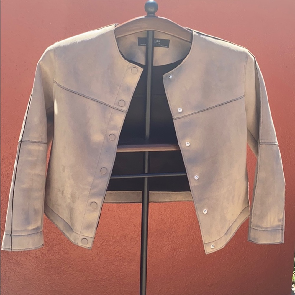 Faux Suede jacket